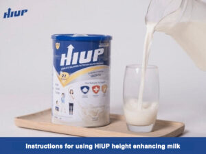 using HIUP height enhancing milk